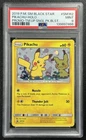 PIKACHU HOLO PSA 9 2019 POKEMON SM BSP #SM162 PROMO TEAM UP SINGLE BLISTER 7466