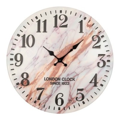 Wanduhr Lowell JUSTAMINUTE Marmor London Multicolor Kunststoff
