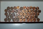AU UNC Lincoln Wheat Penny Cent 1958   - 1 Roll RL146