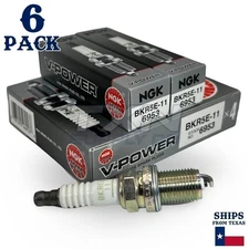 6 Pack NGK V-Power Spark Plugs 1996-2002 for Toyota 4Runner 3.4L V6