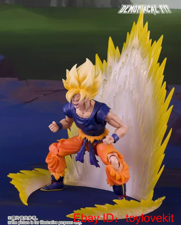 Demoniacal Fit 孫悟空 アクションフィギュア Demoniacal Fit Fury Awakening Super Saiyan Son Goku 1/12 SHF