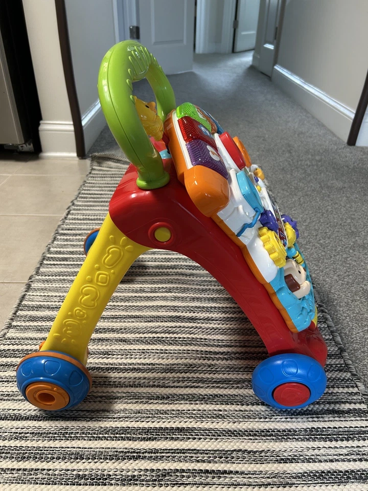 VTech 5 teclas de piano sentado a pie andador de aprendizaje - teléfono desmontable excelente estado Foto 4 de 4