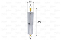 Valeo Kraftstofffilter 587073 Leitungsfilter FüR Freelander Landrover 1 L314 Td4