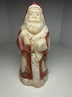 Fenton Glass Santa Limited Edition 3367 8" Signed Christmas Holly Santa's List