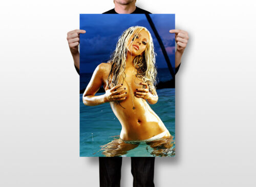 Christina Aguilera art mural décoration d'intérieur - AFFICHE 20x30 - Photo 2 sur 4