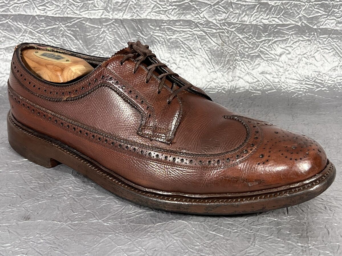Florsheim Royal Imperial Long Wing 5 Nail V Cleat Brown Florsheim Royal Imperial Long Wing 5 Nail V Cleat Brown