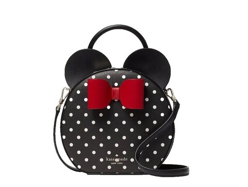 NEW KATE SPADE Polka Dot Small Nylon Backpack travel black  display picture 1