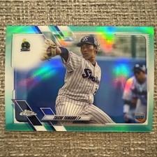 2021 Topps Chrome NPB #201 Taichi Yamano RC Aqua Refractor /199