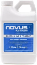 Novus Polish No 1 Plastic Clean & Shine 64 oz For Coin Slabs Capital Plastic NEW