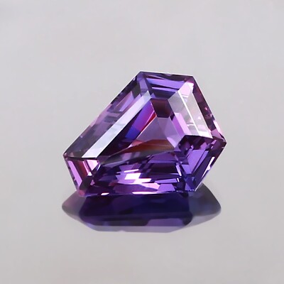 Natural Ceylon Color Shifting Purple Sapphire Loose Fancy Cut Gemstone 6.80 Ct