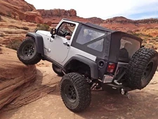 Smittybilt Soft Top With Tinted Windows for Jeep Wrangler JK 2 Door 2007-2009