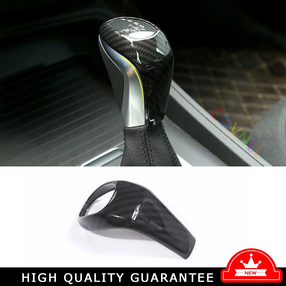 Central Console Gear Shift Knob Trim For BMW X1 F48 2016-2022 ABS Carbon Fiber