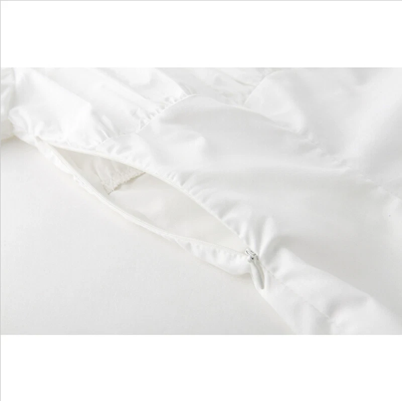 Women Girls White Peasant Tops Off The Shoulder Blouse Sexy Pinup Shirt  - Image 3 of 4