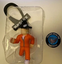 ROBL0X Backpack Clips Series 1 JAILBREAK: INMATE Toy w/ INMATE BANDANA Code