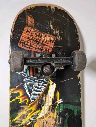RARE Creature Hesh Saints 8" Deck Skateboard Complete Destructo Trucks Spitfire - Picture 4 of 16