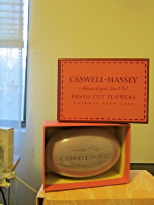 CASWELL MASSEY FRESH CUT FLOWERS NATURAL  BATH SOAP BAR~5.2oz SEALED NEW IN BOX