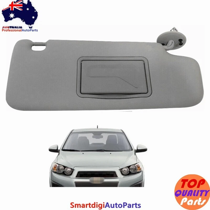 SUN VISOR DRIVER RIGHT SIDE RH GRAY FOR HOLDEN BARINA TM 2011 2018