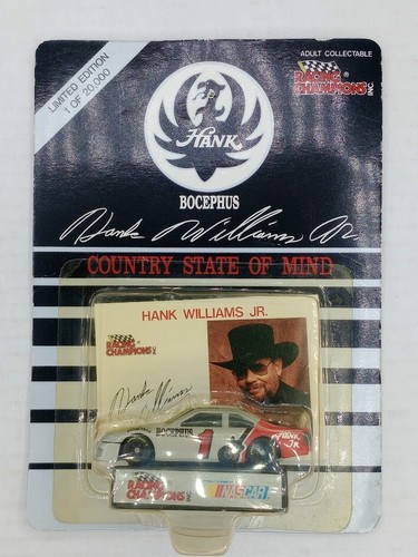 Hank Williams Jr. #1 1993 Racing Champions 1:64 Die-Cast Car Bocephus /20,000