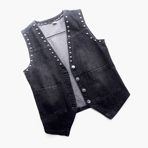 Cardigan Jacket Coat Retro Jeans Slim 