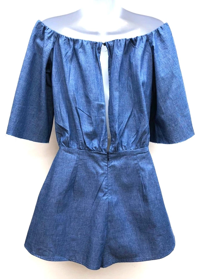 Zara Denim Ausschnitt Overall Größe Xs S M Ref 5520 044 - Bild 4 von 4