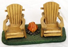 Salero y pimentero Adirondack soporte para silla fogata barbacoa patio trasero