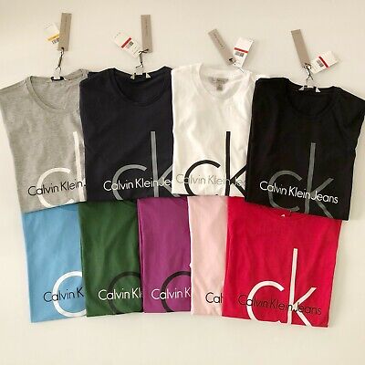 NWT Calvin Klein Jeans Men's Classic CK Monogram Logo Short Sleeve T-Shirt  Tee | eBay