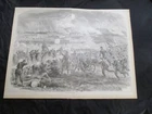 1894 Harper's Civil War Print - "Gettysburg, July 3, 1863" - Pickett's Charge