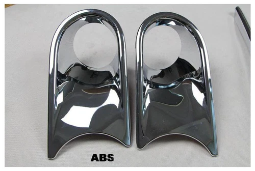 Moldura de cubierta de luz antiniebla de rejilla delantera cromada ABS para Porsche Cayenne 11-14 - Imagen 8 de 8