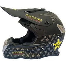 Motocross Off Road Street Dirt Bike Full Face Motorcycle Helmet MX MTV - DOT