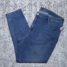 Old Navy Womens High-Waisted Wow Super-Skinny Ankle Jeans Medium Wash Size 18