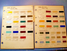 1980 Chrysler Plymouth Dodge car truck auto color SW Paint Chips set -ext & int