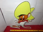 VINTAGE SPEEDY GONZALES HAT LOONEY TUNES MOUSE 1' METAL MERRIE MELODIES GAS SIGN