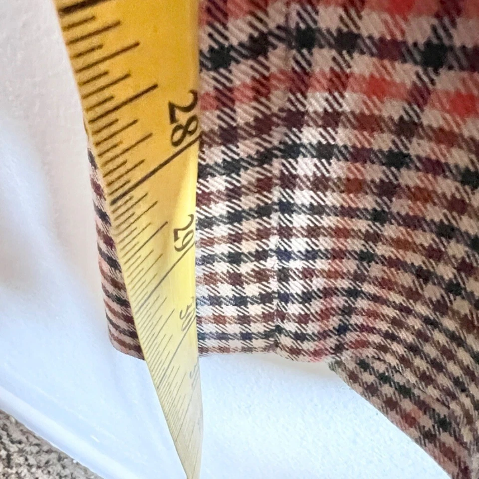 Pantalones a Cuadros New York & Company, Retro Mod Preppy Groovy Talla 10 Foto 4 de 4