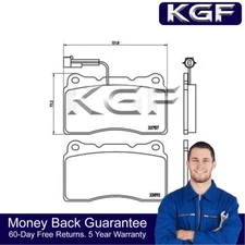 KGF Front Brake Pads Set Fits Alfa Romeo 159 2005-2012 + Other Models