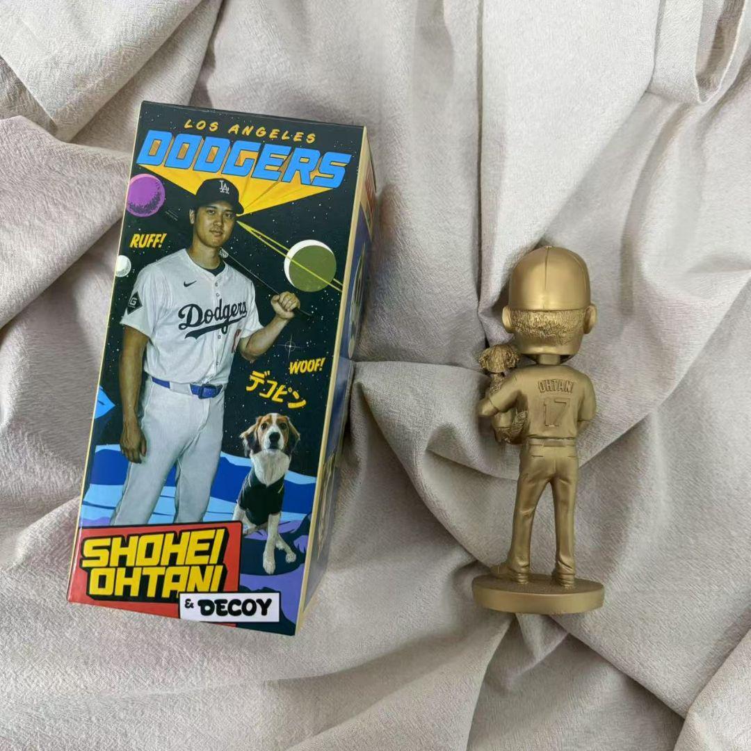 Shohei Otani decoy gold Bobblehead Dodgers SGA 8/28/24 2024