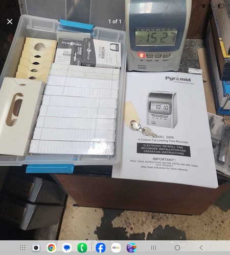 800 TIME CARDS FOR PYRAMID 2400, AT-2400, AT-2500 TIME CLOCKS 42426 COMPATIBLE