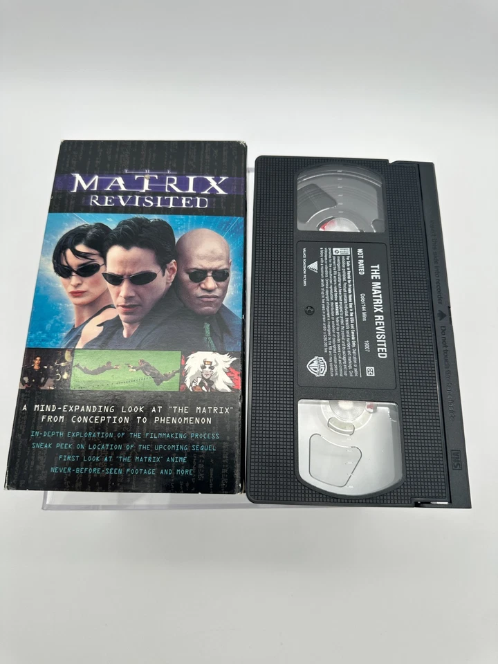 The Matrix & The Matrix Revisited  (VHS, 1999) | Sci-Fi, Keanu Reeves with VIDEO - Image 4 of 4