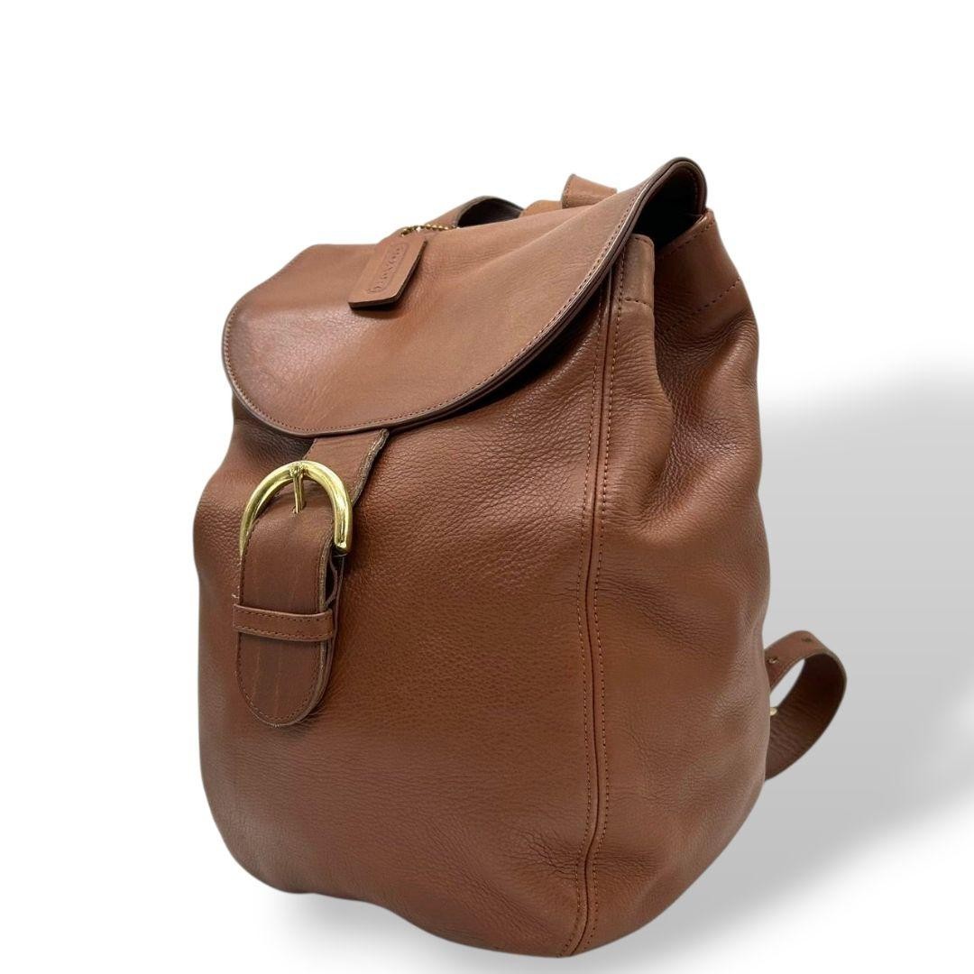 Coach Leather Backpack in Brown Style G0806862 Authentic Design