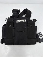 Conterra Double Adjusta-Pro Radio Chest Harness Set Life Motorola Contera