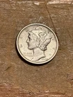 1945-S 10C Micro S Mercury Dime AU+