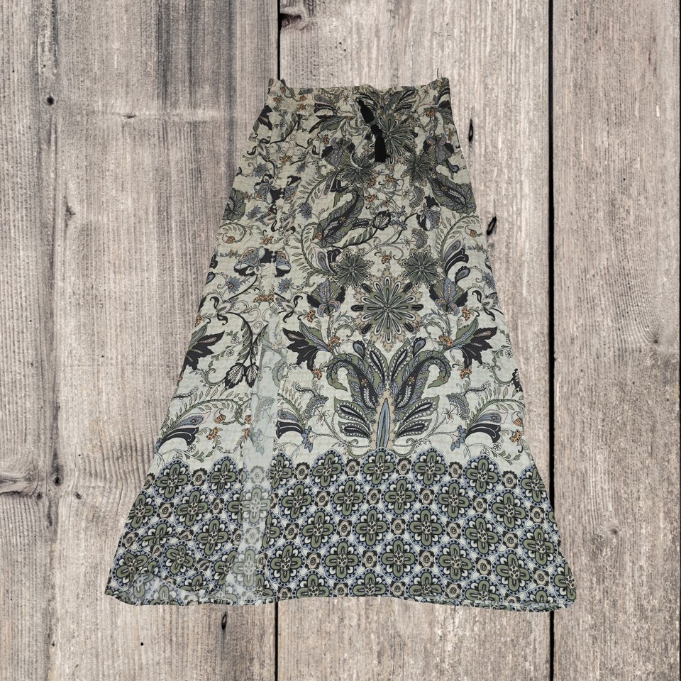 Katies Women's Multicolour Floral Print Asymmetrical Skirt Size 10