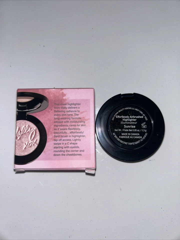 Mally Effortless Airbrushed Highlighter In Sunrise Full Size 1.3g~New, Boxed - Image 3 of 3