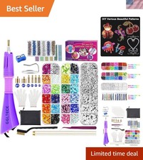 Hotfix Kit Applicatore Strass: 5784 PCS Artigianato Essenziale e Punte Incluse