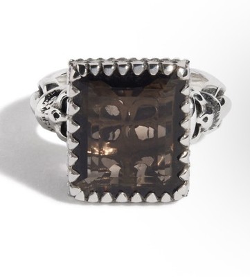 The Great Frog Square Gem Ring