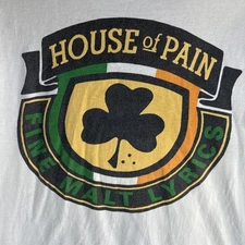 1992 Vintage House of Pain Jump Around X-Large T Shirt Tommy Boy records GEM