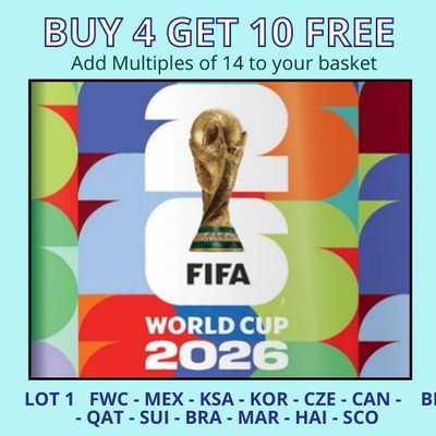 WM 2026 Panini Sticker Sammlung FIFA - Gruppe A, B, C - BRASILIEN