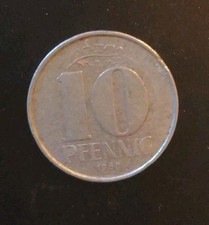 10 Pfennig M&uuml;nze Deutsche Demokratische Republik A