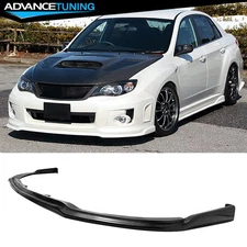 Fits 11-14 Subaru Impreza WRX STI CS2 Style Front Bumper Lip Underbody Guard PU