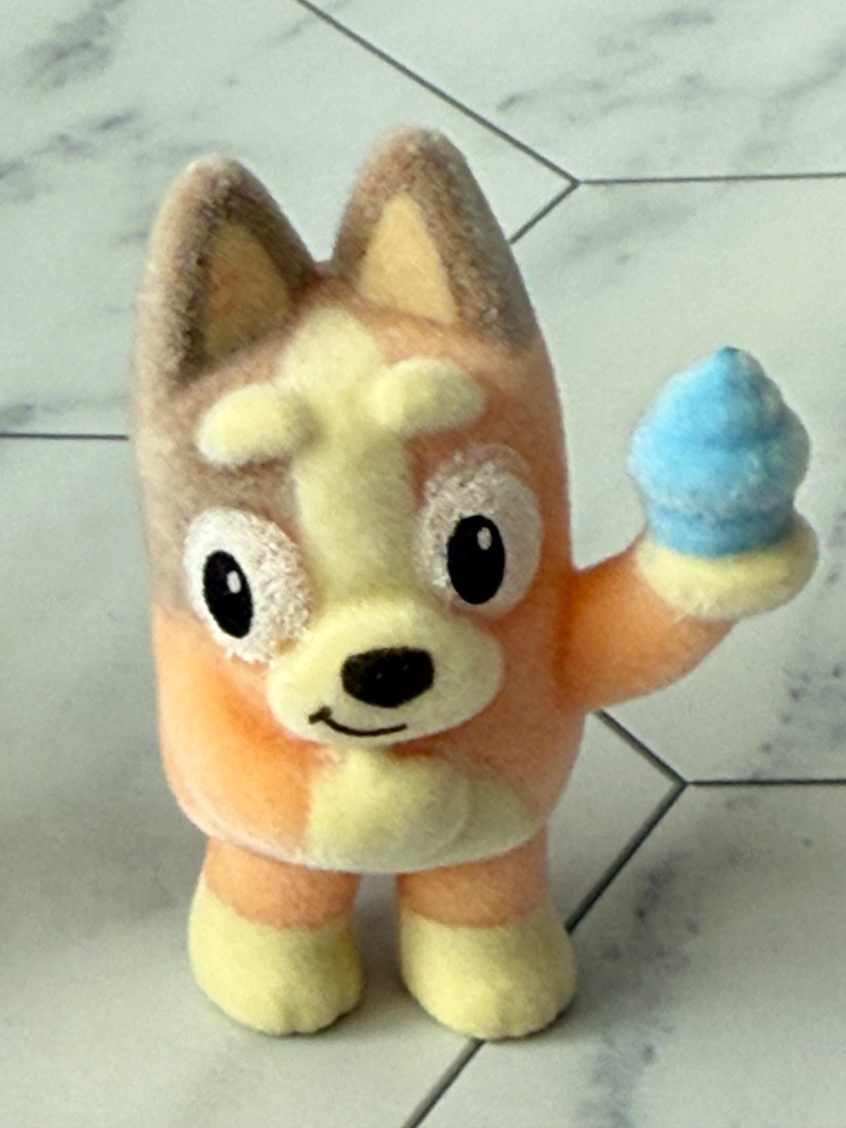 Bluey Fuzzies Series 1 Blind Bag Flocked Figure Shadowlands Chilli 09