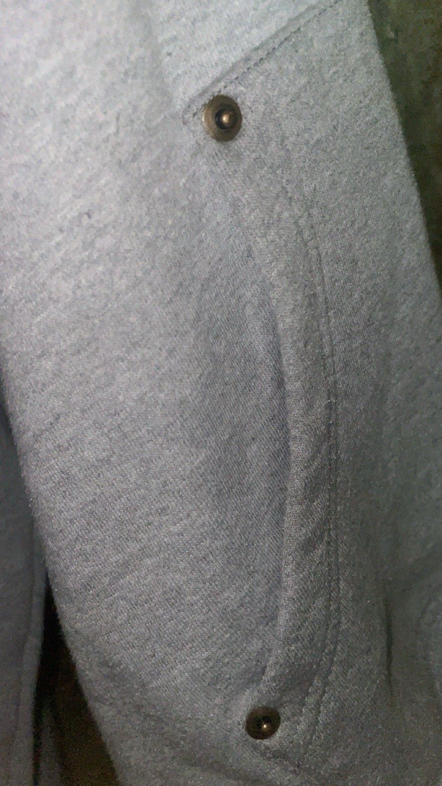 Authmade/Slam Work Pullover Jacket Size M Gray Me… - image 3